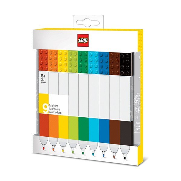 9 Pyramid International Lego Batman marķieru komplekts