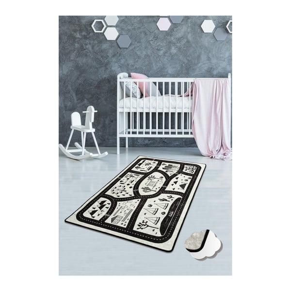 Bērnu paklājs Black City, 100 x 160 cm-image-2