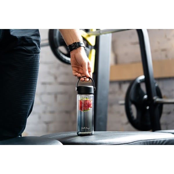 Melna stikla pudele 350 ml Fuori – Vialli Design-image-3