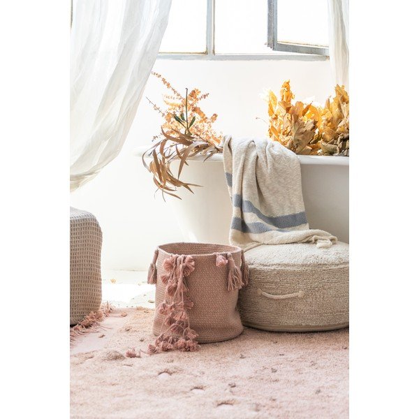 Tekstila uzglabāšanas grozs ø 30x30 cm Woody – Lorena Canals-image-3