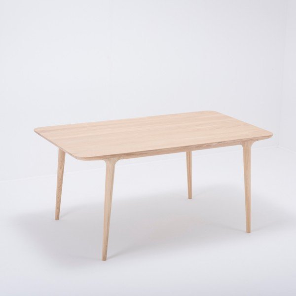 Ozolkoka ēdamgalds 90x160 cm Fawn – Gazzda-image-1