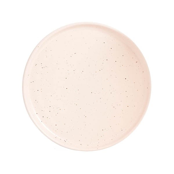 Gaiši rozā keramikas šķīvis ÅOOMI Dust, ø 27,5 cm