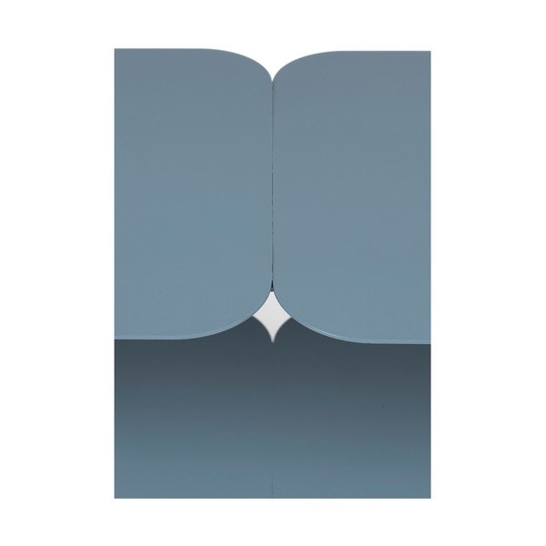 Gaiši zils metāla plaukts 100x62 cm River – Zuiver-image-3