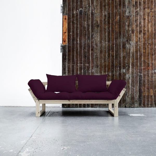 Mainīgs dīvāns Karup Edge Natural/Purple Plum