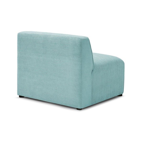Piparmētru zaļa velveta (vidējā moduļa) modulārā dīvāna daļa Megeve – Bobochic Paris-image-4