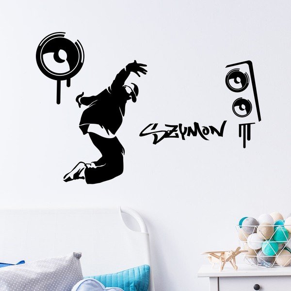 Sienas uzlīme ar nosaukumu Ambiance Hip Hop-image-1