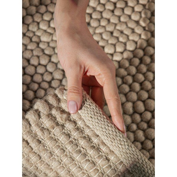 Dabīga toņa ar rokām darināts vilnas paklājs 160x230 cm Richmond Diana – Ted Baker-image-2