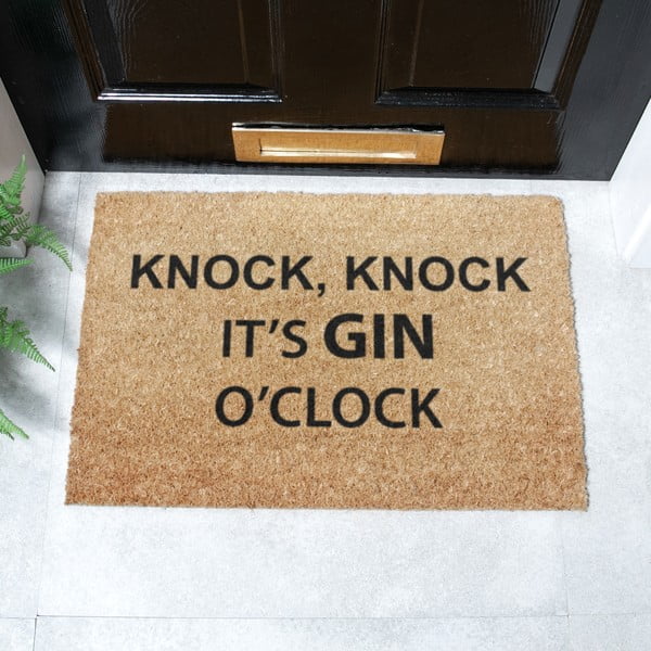 Kokosšķiedras kājslauķis 40x60 cm Gin O'Clock – Artsy Doormats-image-2