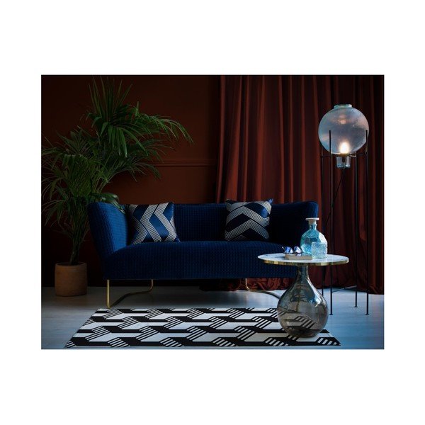 Brīvi stāvoša lampa no pārstrādāta stikla un metāla Velvet Atelier Fume, augstums 145 cm-image-2