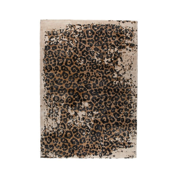 Bēšs/melns paklājs Dutchbone Satwa, 200 x 300 cm