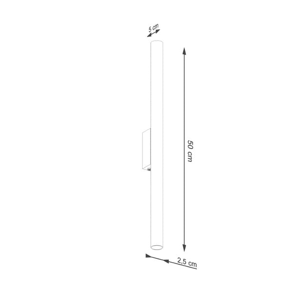 Ķieģeļu sarkana sienas lampa Fideus – Sollux-image-3