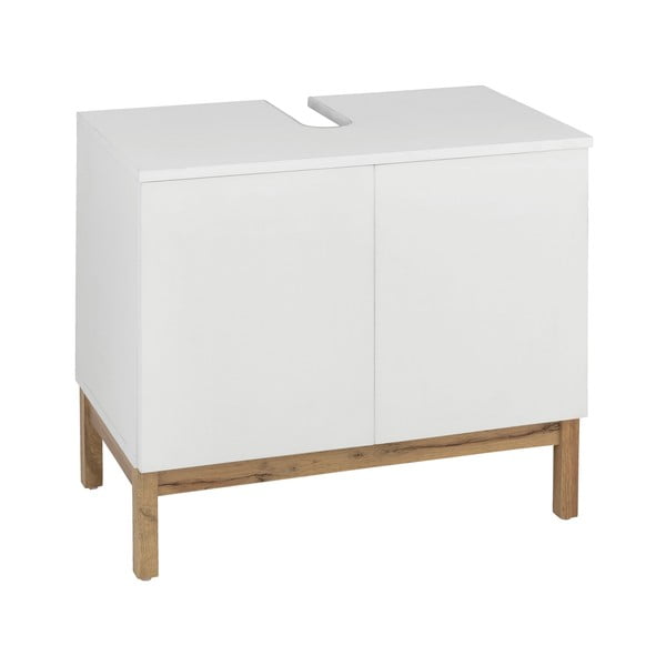 Balts skapītis zem izlietnes 56x35 cm Mirza – Støraa-image-1