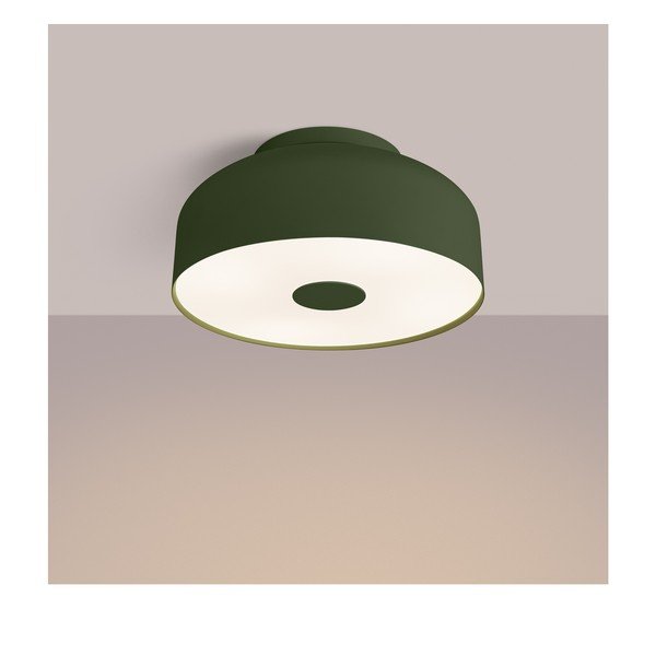 Zaļa griestu lampa Blacko – Sollux-image-4