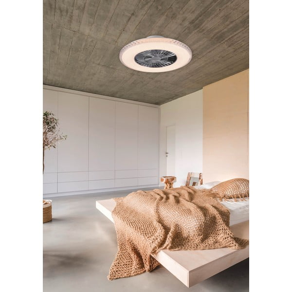 Sudraba krāsas LED griestu lampa Harstad – Reality-image-1
