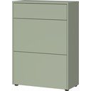 Dūmakaini zaļš matēts skapītis 70x99x34 cm Binetto – Germania