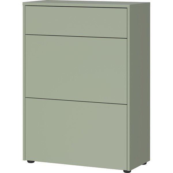 Dūmakaini zaļš matēts skapītis 70x99x34 cm Binetto – Germania