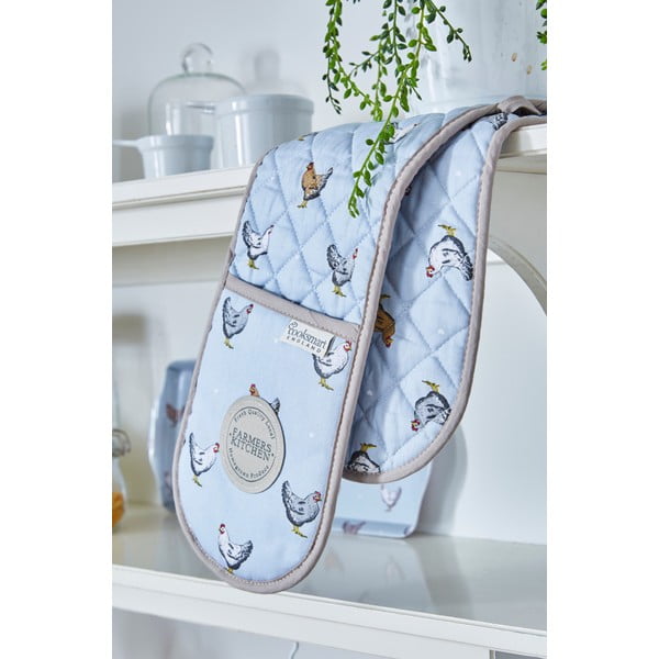 Kokvilnas dubultais virtuves cimds Cooksmart® Farmers-image-1