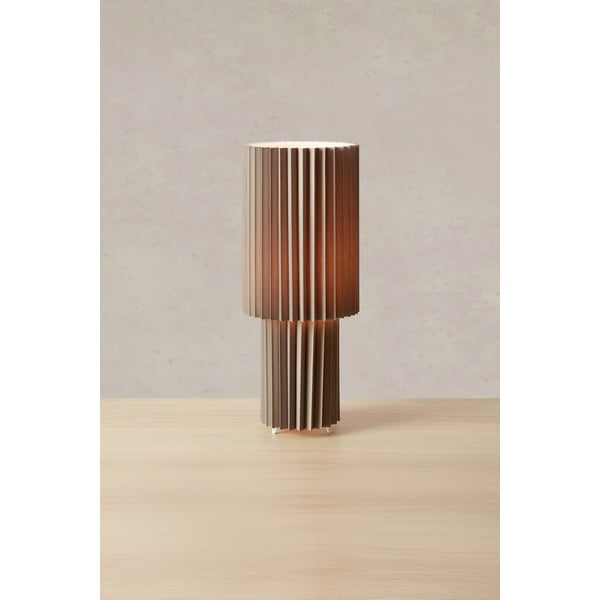 Pelēka galda lampa ar auduma abažūru (augstums 45 cm) Catis – Markslöjd-image-2