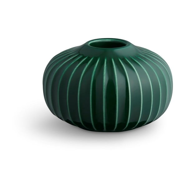 Zaļš porcelāna svečturis Kähler Design Hammershoi, ⌀ 8 cm