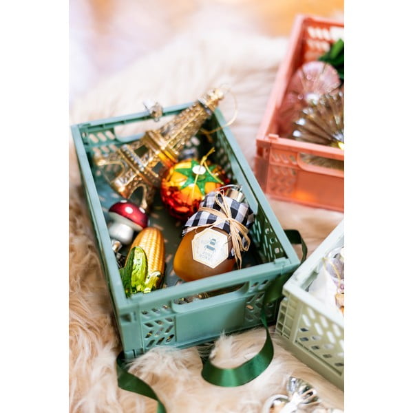 Stikla Ziemassvētku eglītes rotājumi (4 gab.) Mushroom – Sass & Belle-image-3