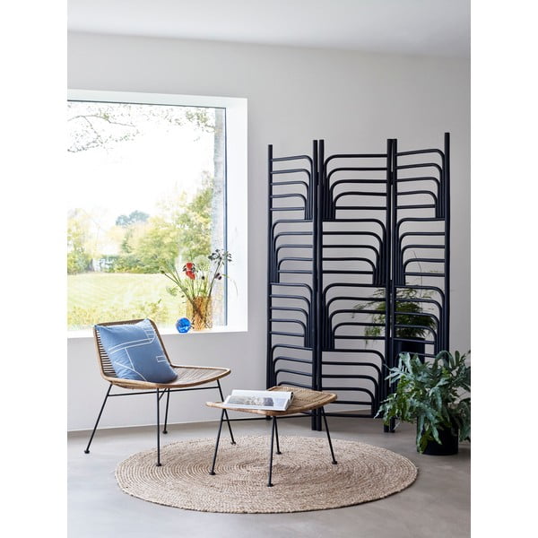 Oranža stikla vāze Hübsch Deco, augstums 18 cm-image-2