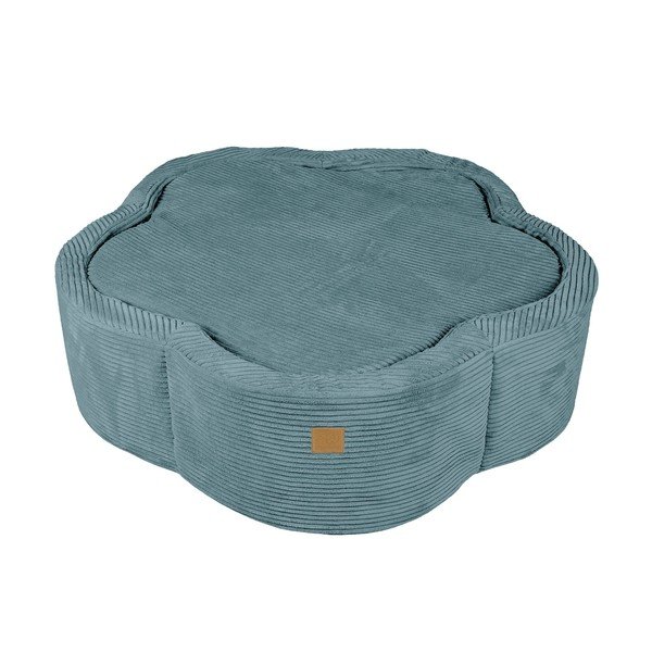 Tirkīzzils velveta bumbu baseins ø 90 cm augstums 30 cm – Meowbaby