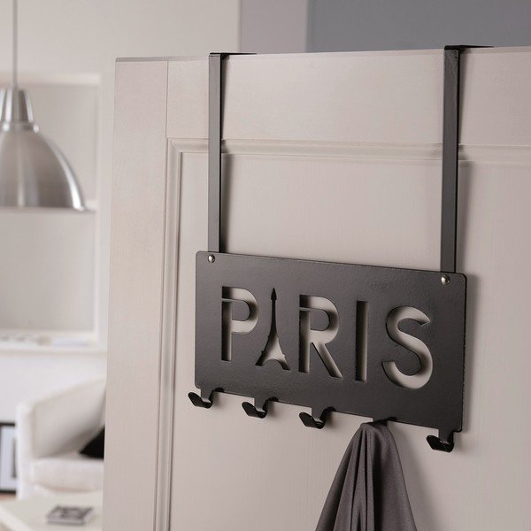 Melns metāla durvju pakaramais 30 cm Paris – Compactor-image-1