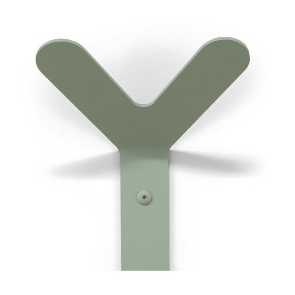 Dūmakaini zaļš tērauda sienas āķis Frondo – Spinder Design-image-3