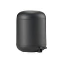 Melna plastmasas atkritumu tvertne ar pedāli 4 l Sensu – Zone