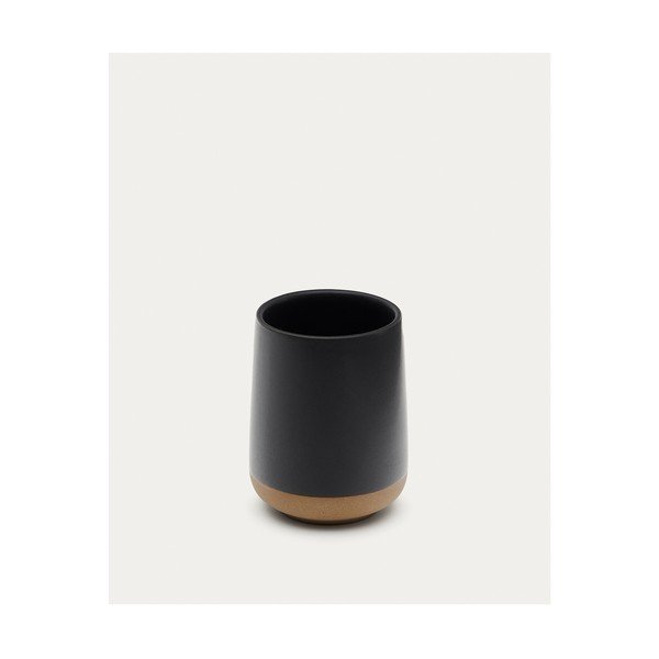 Tumši pelēks keramikas trauks zobu birstei Silma – Kave Home-image-3