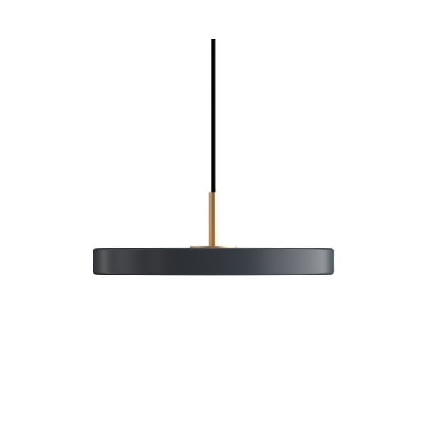 Antracīta pelēka LED piekaramā lampa no metāla ø 31 cm Asteria Mini – UMAGE-image-3