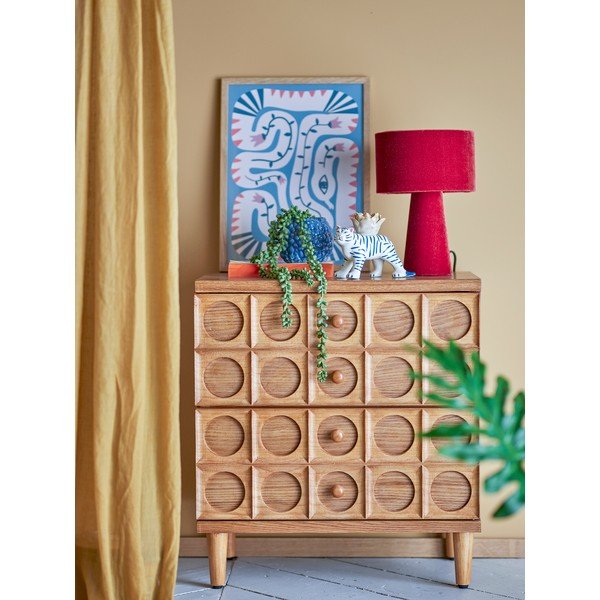 Dabīga toņa kumode ar egles koka imitāciju 56x61x35 cm Vester – Bloomingville-image-2