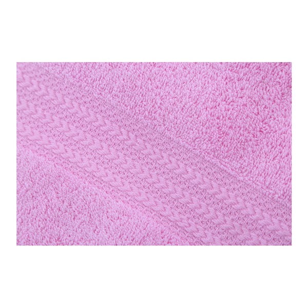 Rozā tīras kokvilnas dvielis Foutastic, 70 x 140 cm-image-2