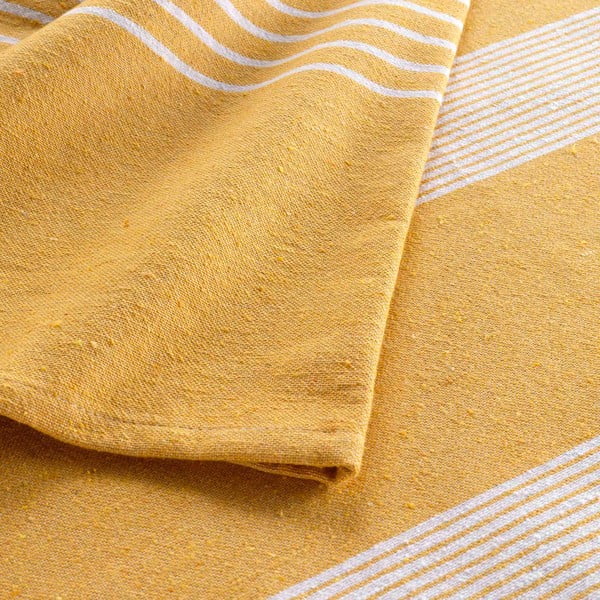 Dzeltens gultas pārklājs 220x240 cm Adele – douceur d'intérieur-image-1