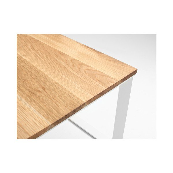 Žurnālgaldiņš ar baltu pamatni un ozolkoka virsmu Custom Form Skaden-image-4