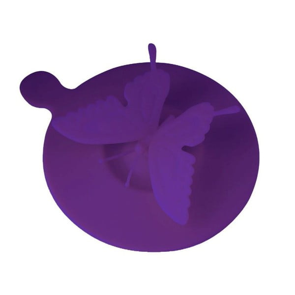 Silikona vāciņš Butterfly krūzēm, violets