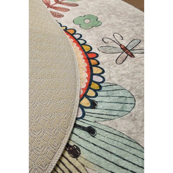 Bērnu neslīdošais paklājs Conceptum Hypnose Baby Rabbit, ø 140 cm-image-2