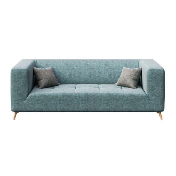 Gaiši zils dīvāns MESONICA Toro, 217 cm