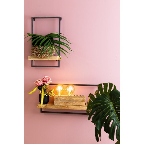 Plaukti no egles koka dabīgā tonī Maddison – Light & Living-image-1