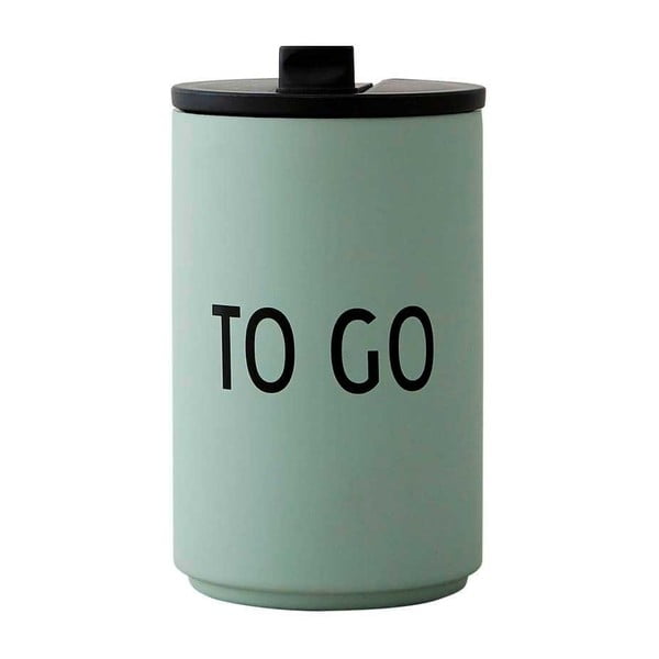 Zaļa termokrūze 350 ml To Go – Design Letters