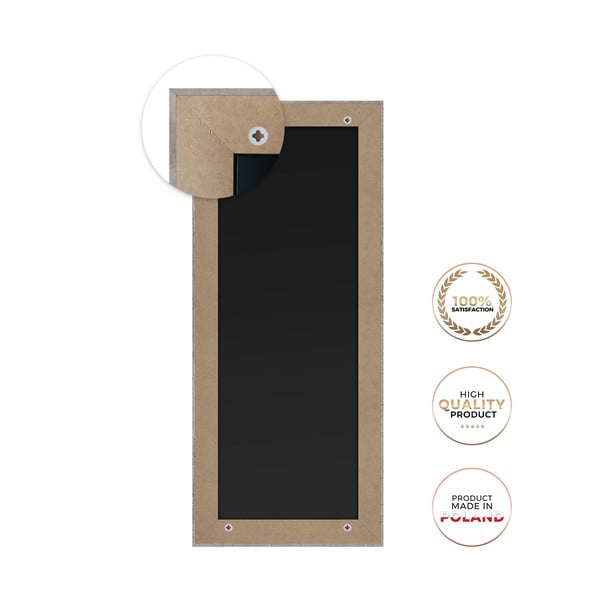 Sienas spogulis baltā rāmī Styler Parisienne, 47 x 147 cm-image-3