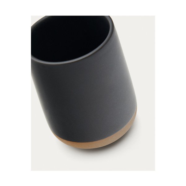 Tumši pelēks keramikas trauks zobu birstei Silma – Kave Home-image-4