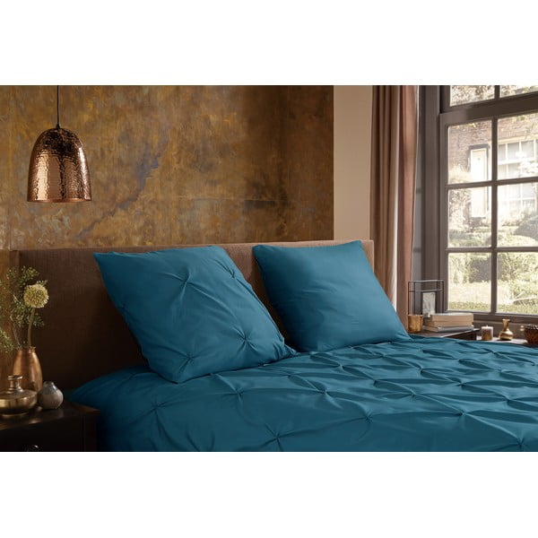 Zaļganzila vienguļamā mikrošķiedras gultas veļa 140x220 cm Pure Elegance – Good Morning-image-1