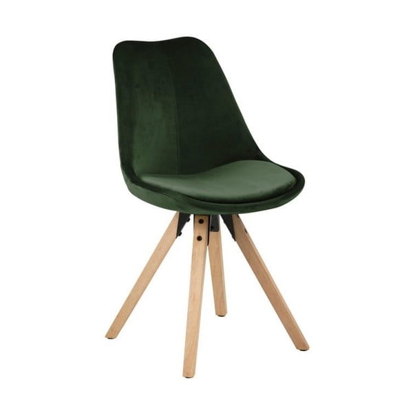 2 haki zaļu ēdamistabas krēslu komplekts Actona Dima Velvet