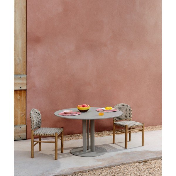 Apaļš dārza ēdamgalds ø 120 cm Sedalis – Kave Home-image-1