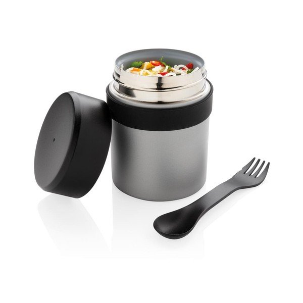 Nerūsējošā tērauda pusdienu kārbas komplekts ar galda piederumiem XD Collection-image-2