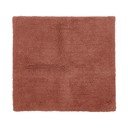 Ķieģeļu sarkans vannas istabas paklājs 60x60 cm Riva – Tiseco Home Studio