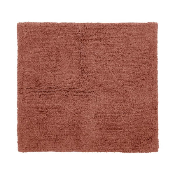 Ķieģeļu sarkans vannas istabas paklājs 60x60 cm Riva – Tiseco Home Studio