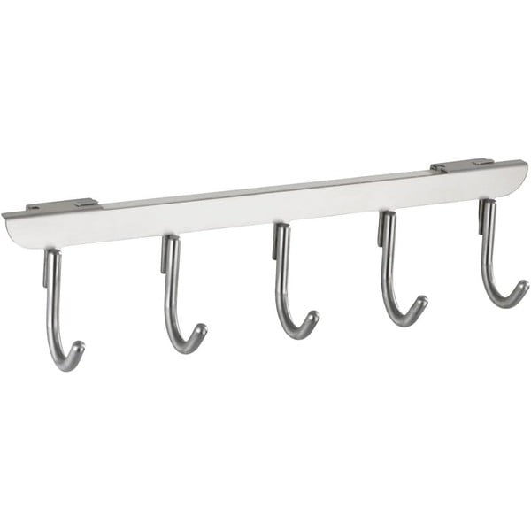 Durvju pakaramais ar 5 āķiem sudraba krāsā Wenko Asola