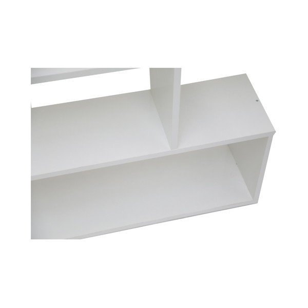 Balts grāmatu plaukts Evergreen House Martin, augstums 97 cm-image-2